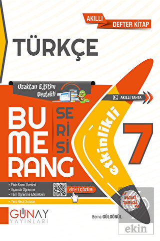 Günay 7.Sınıf Türkçe Bumerang