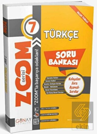 Günay 7.Sınıf Türkçe Soru Zoom Serisi Yeni