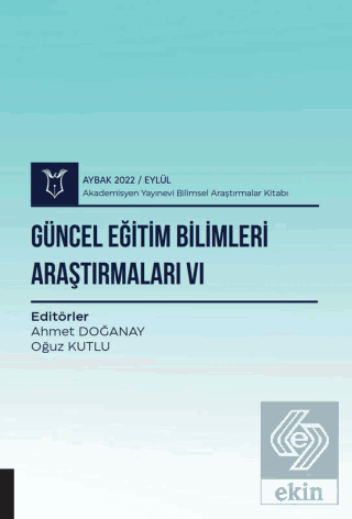 Güncel Eğitim Bilimleri Araştırmaları VI - Aybak 2
