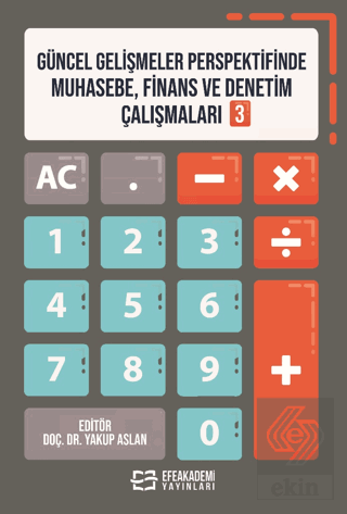 Güncel Gelişmeler Perspektifinde Muhasebe, Finans 