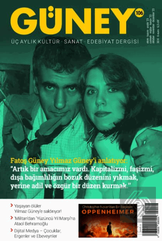 Güney Dergisi Sayı: 106 Ekim - Kasım - Aralık 2023