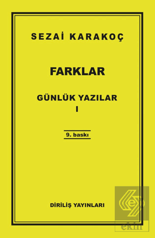 Günlük Yazılar 1 - Farklar
