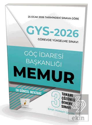 GYS 2026 Görevde Yükselme Sınavı Göç İdaresi Başkanlığı Memur Tamamı Ç