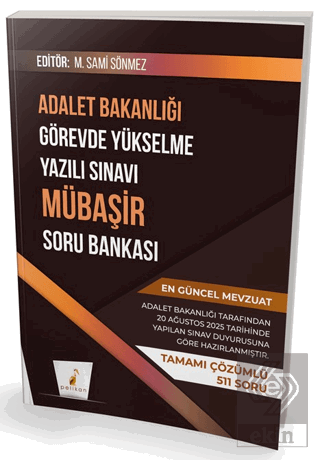 GYS Adalet Bakanlığı Görevde Yükselme Yazılı Sınavı Mübaşir Soru Banka