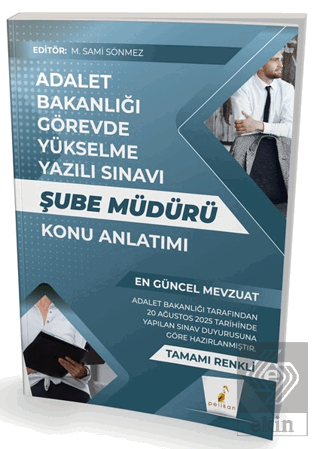 GYS Adalet Bakanlığı Görevde Yükselme Yazılı Sınavı Şube Müdürü Konu A