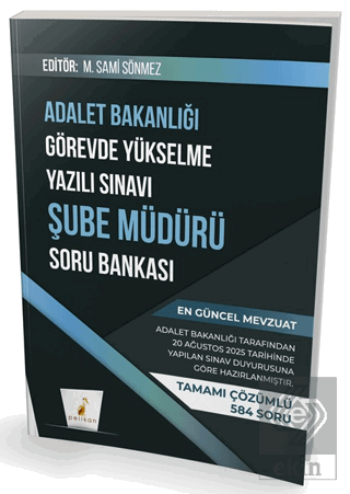 GYS Adalet Bakanlığı Görevde Yükselme Yazılı Sınavı Şube Müdürü Soru B