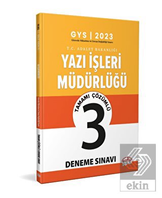 GYS Adalet Bakanlığı Yazı İşleri Müdürlüğü Çözümlü