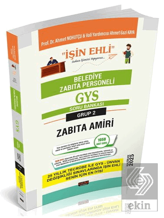 GYS Belediye Zabıta Personeli Zabıta Amiri Soru Bankası