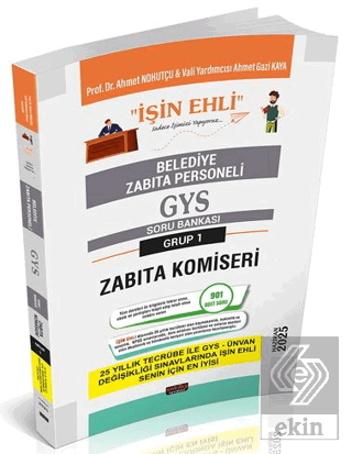 GYS Belediye Zabıta Personeli Zabıta Komiseri Soru Bankası