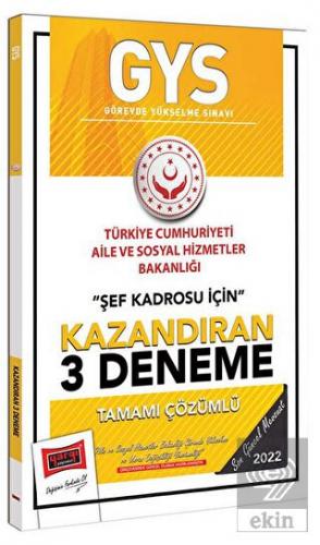 GYS T.C. Aile ve Sosyal Hizmetler Bakanlığı Şef Ka