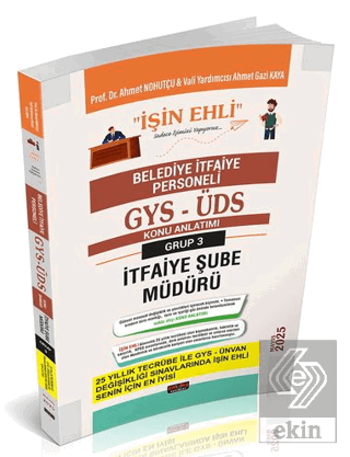 GYS-ÜDS Belediye İtfaiye Personeli 3. Grup Şube Müdürü Konu Anlatımı