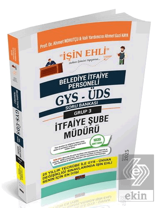 GYS-ÜDS Belediye İtfaiye Personeli Şube Müdürü Soru Bankası 3. Grup