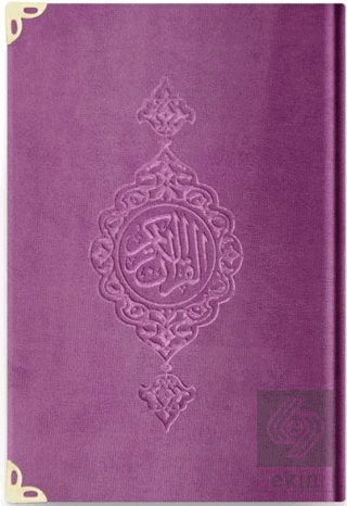 Hafız Boy Kadife Kur'an-ı Kerim (Lila, Yaldızlı, M