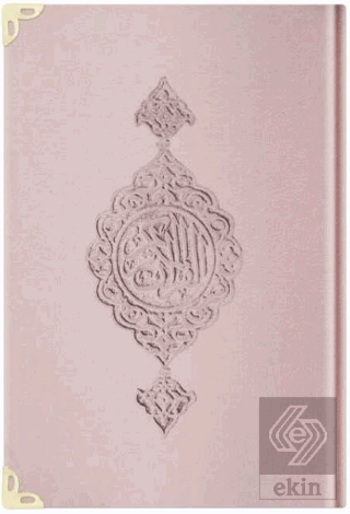 Hafız Boy Kadife Kur'an-ı Kerim (Pudra Pembe, Yald