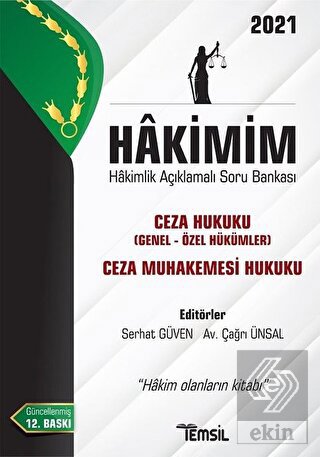 Hakimim Ceza Hukuku (Genel Hükümler- Özel Hükümler