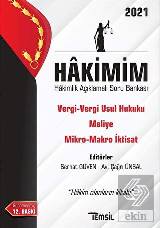 Hakimim - Hakimlik Açıklamalı Soru Bankası 2021