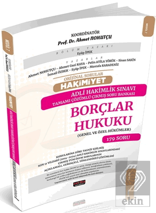 HAKİMİYET Adli Hakimlik Borçlar Hukuku Çıkmış Soru Bankası