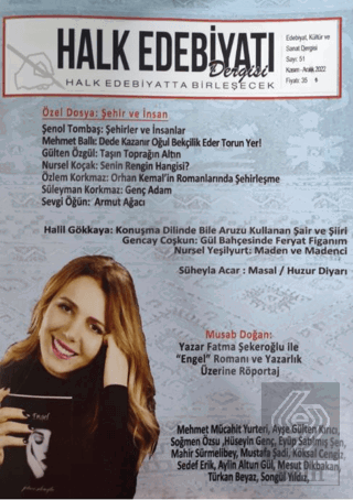 Halk Edebiyatı Dergisi Sayı: 51 Kasım - Aralık 2022