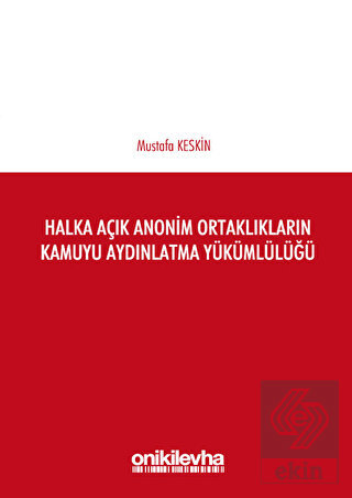 Halka Açık Anonim Ortaklıkların Kamuyu Aydınlatma
