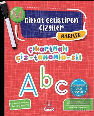 Harfler - Dikkat Geliştiren Çizgiler