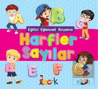Harfler Sayılar - Eğitici Eğlenceli Boyama