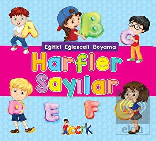 Harfler Sayılar - Eğitici Eğlenceli Boyama