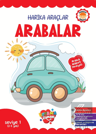 Harika Araçlar - Arabalar Seviye 1 (2-3 Yaş)