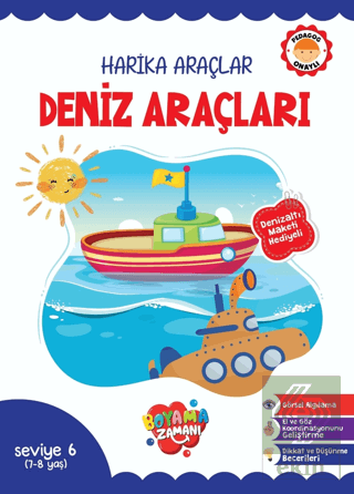 Harika Araçlar – Deniz Araçları Seviye 6 (7-8 Yaş)