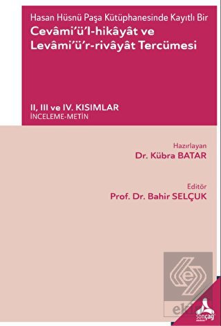 Hasan Hüsnü Paşa Kütüphanesinde Kayıtlı Bir Cevami