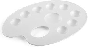 Hatas BÜYÜK BOY RESİM PALETİ(GODELİ) 30cm.