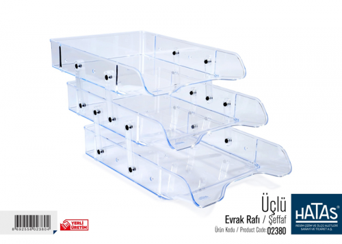 Hatas EVRAK RAFI  - ÜÇLÜ HAREKETLİ (ŞEFFAF)