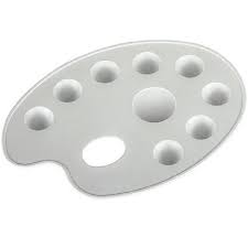 Hatas Godeli Resim Paleti 20 Cm Küçük 0890