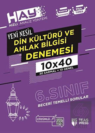 HAY 6. Sınıf Din Kültürü Branş Deneme