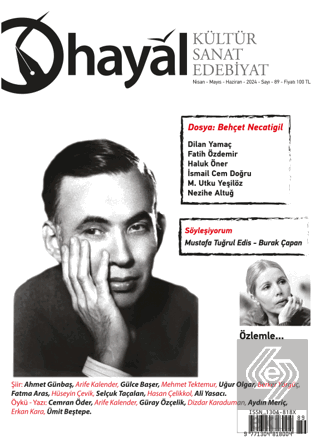 Hayal Kültür Sanat ve Edebiyat Dergisi Sayı: 89