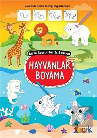 Hayvalar Boyama - Minik Ressamlar İş Başında