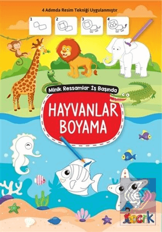 Hayvalar Boyama - Minik Ressamlar İş Başında