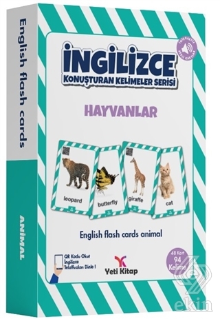 Hayvanlar - İngilizce Konuşturan Kelimeler Serisi