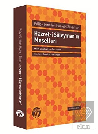 Hazret-i Süleyman'ın Meselleri