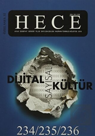 Hece Aylık Edebiyat Dergisi Dijital Sayısal Kültür