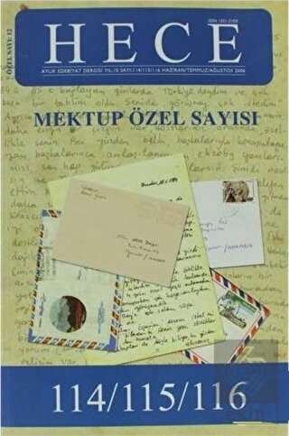 Hece Aylık Edebiyat Dergisi Mektup Özel Sayı Sayı