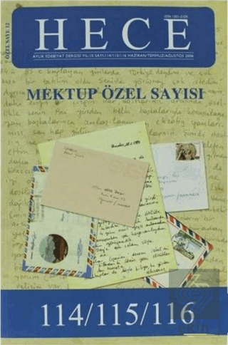 Hece Aylık Edebiyat Dergisi Mektup Özel Sayı Sayı