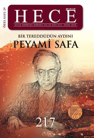 Hece Aylık Edebiyat Dergisi Peyami Safa Özel Sayıs