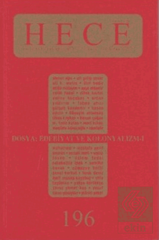 Hece Aylık Edebiyat Dergisi Sayı: 196