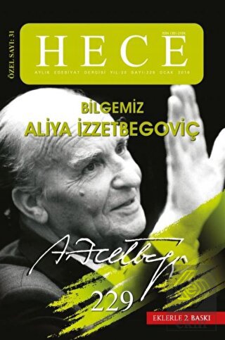 Hece Aylık Edebiyat Dergisi Sayı: 229 Özel Sayı: 3
