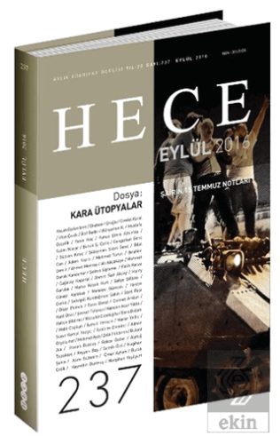 Hece Aylık Edebiyat Dergisi Sayı : 237 - Eylül 201