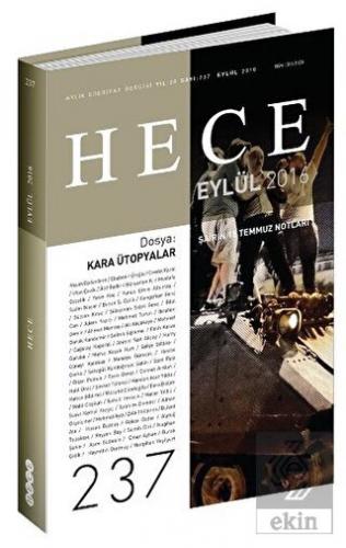 Hece Aylık Edebiyat Dergisi Sayı : 237 - Eylül 201