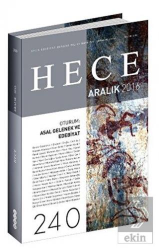 Hece Aylık Edebiyat Dergisi Sayı : 240 - Aralık 20