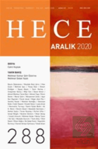 Hece Aylık Edebiyat Dergisi Sayı: 288 Aralık 2020