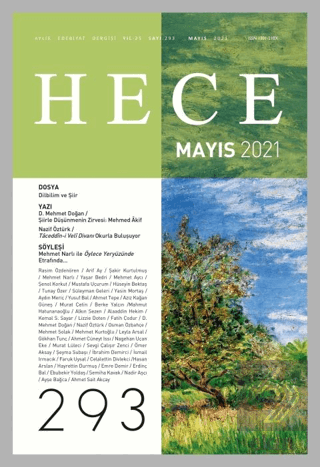 Hece Aylık Edebiyat Dergisi Sayı: 293 Mayıs 2021