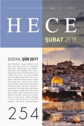 Hece Aylık Edebiyat Dergisi Yıl: 22 Sayı: 254